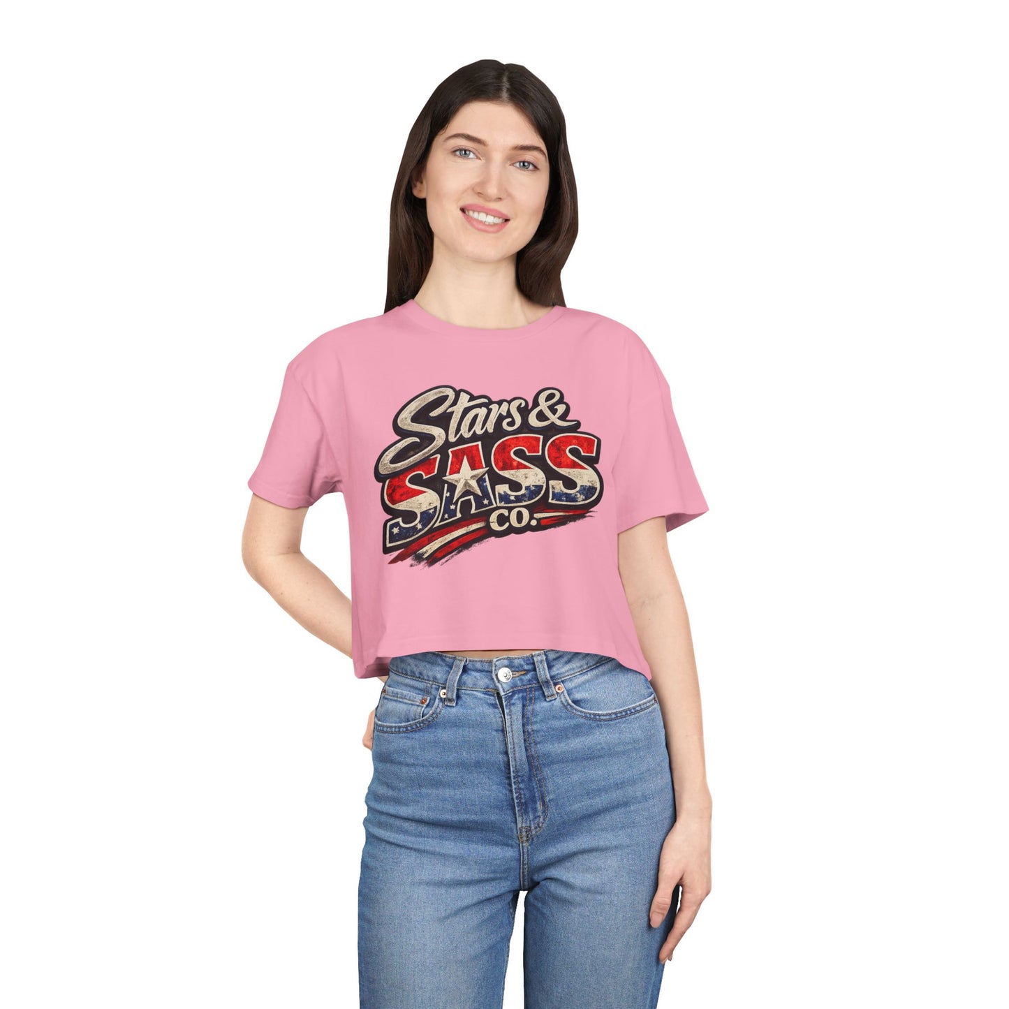 Stars & Sass Crop Top