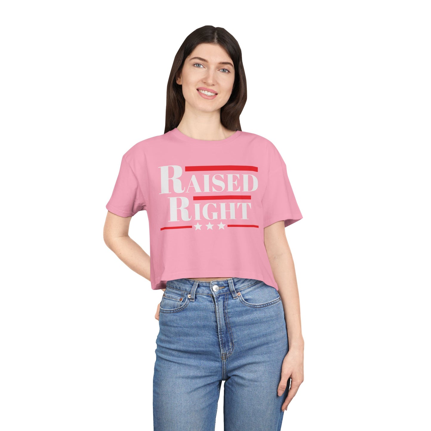 Raised Right Crop Top