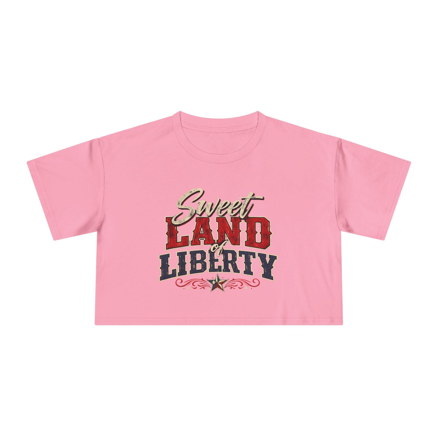 Sweet Land of Liberty Crop Top