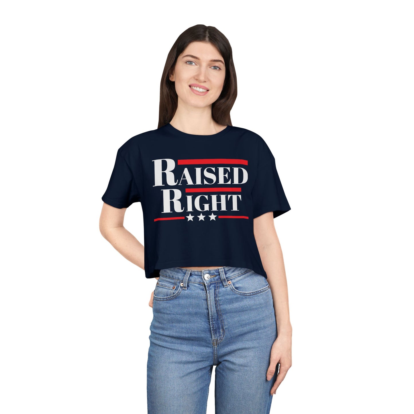 Raised Right Crop Top