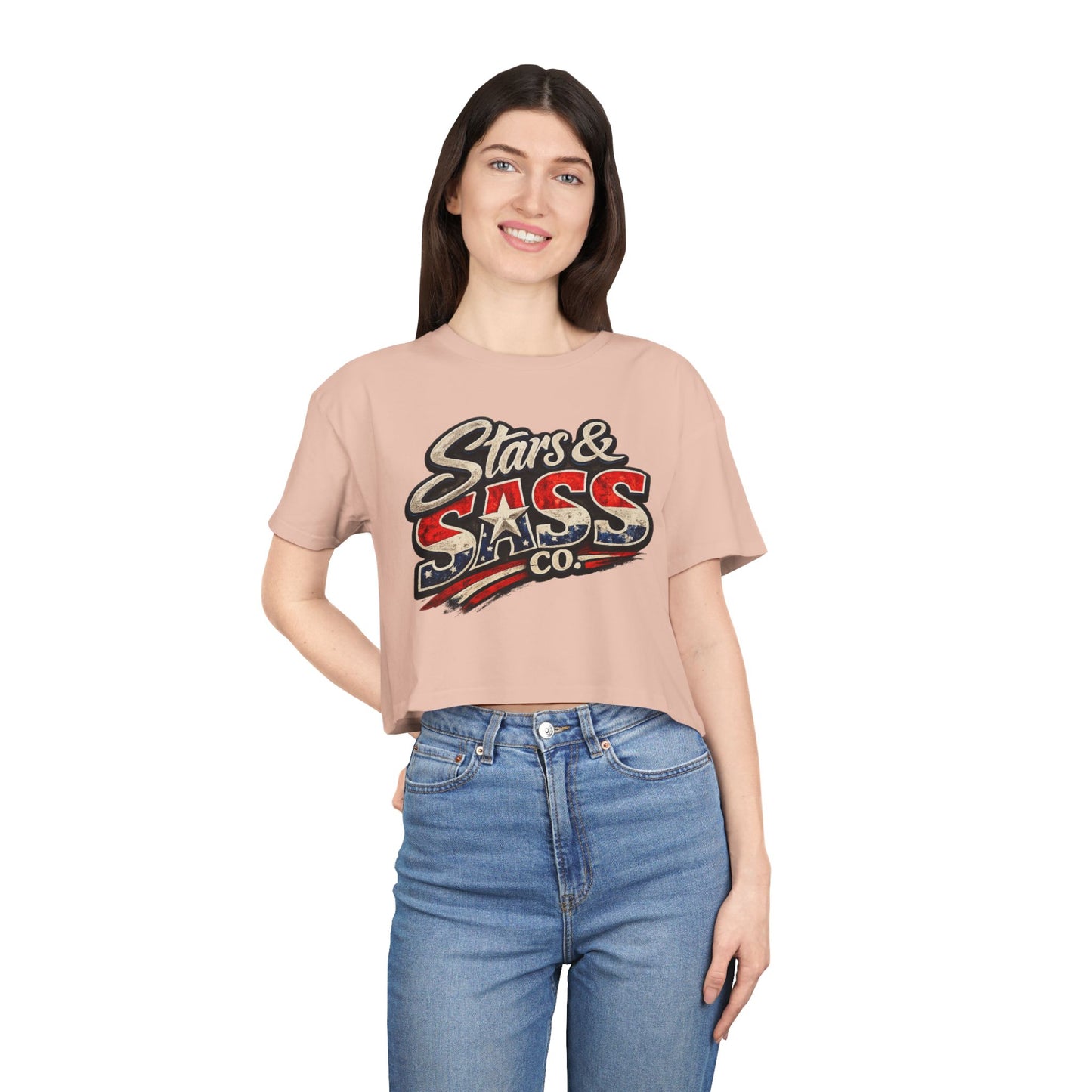Stars & Sass Crop Top