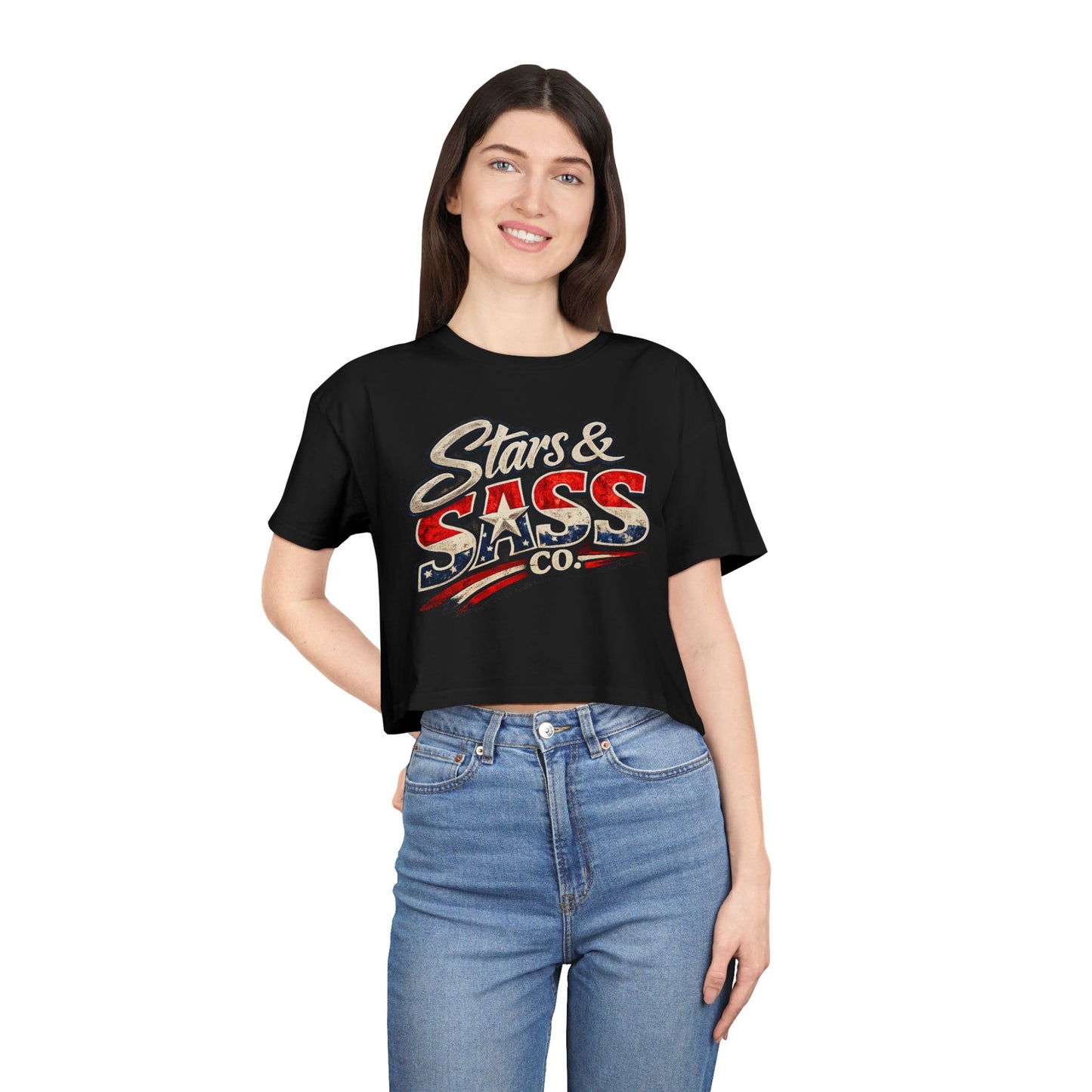 Stars & Sass Crop Top