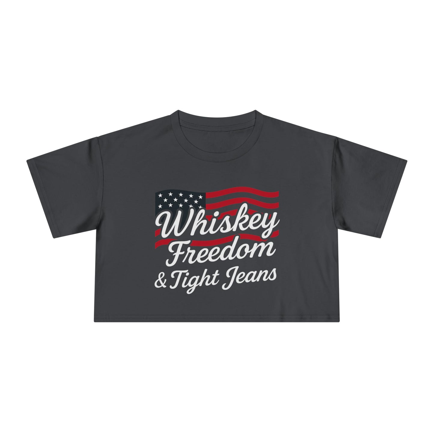 Whiskey Freedom Crop Top