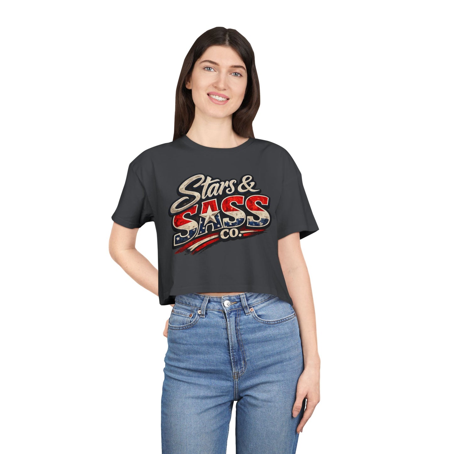 Stars & Sass Crop Top
