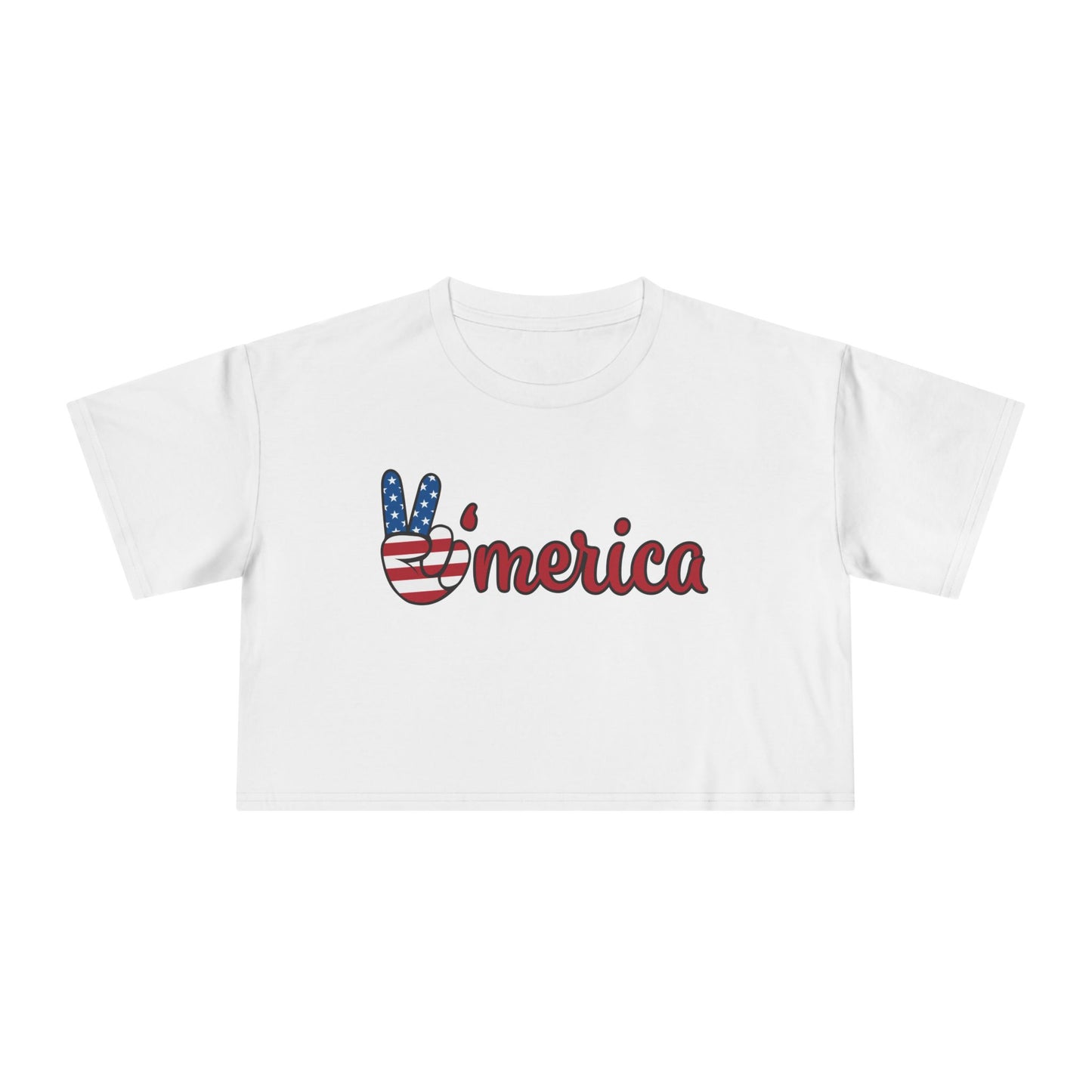 Merica Crop Top