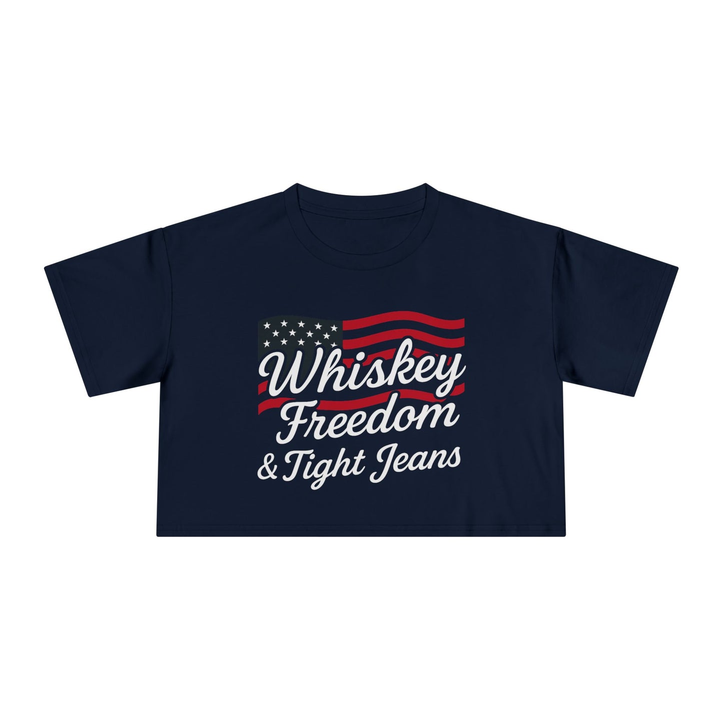 Whiskey Freedom Crop Top