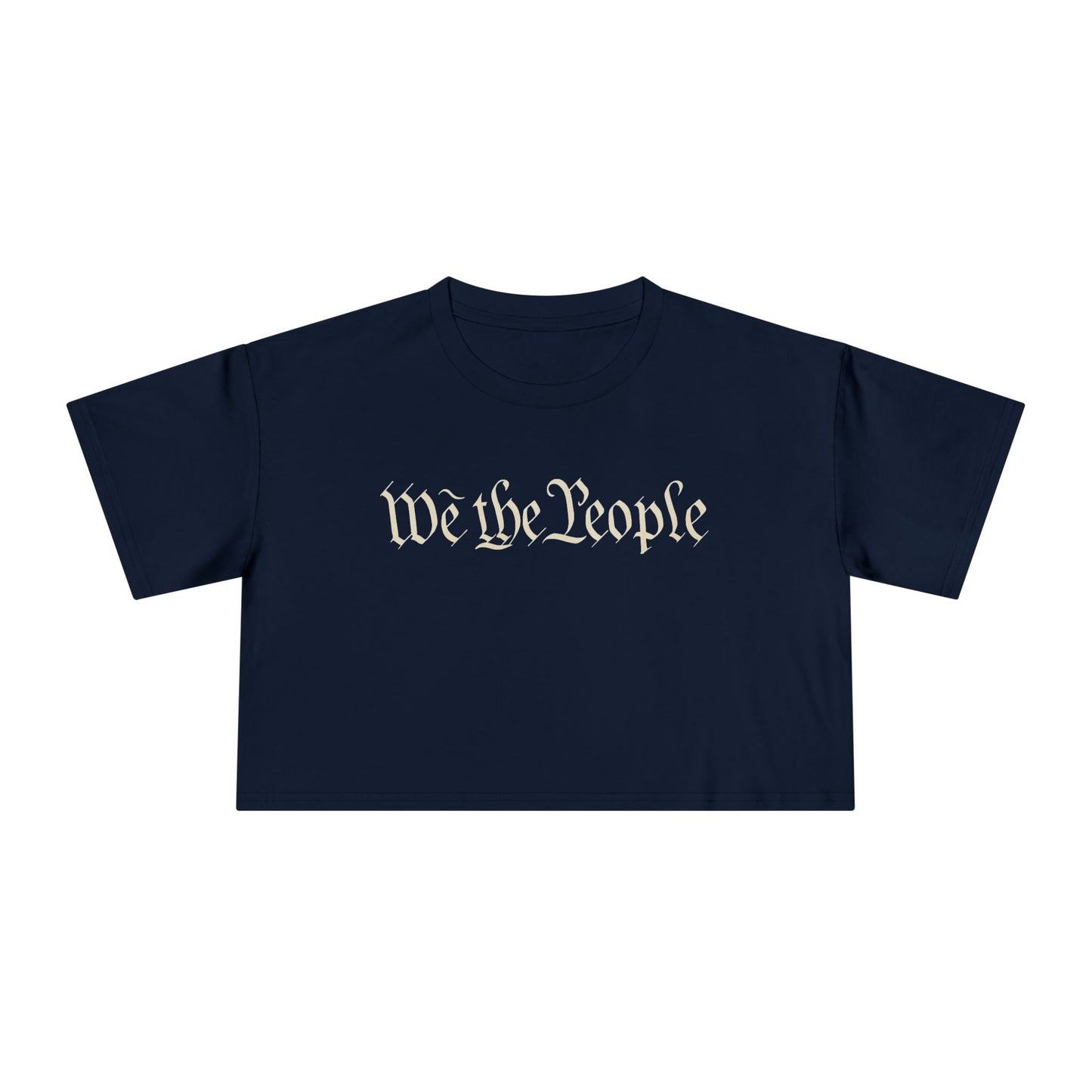 We The People Crop Top