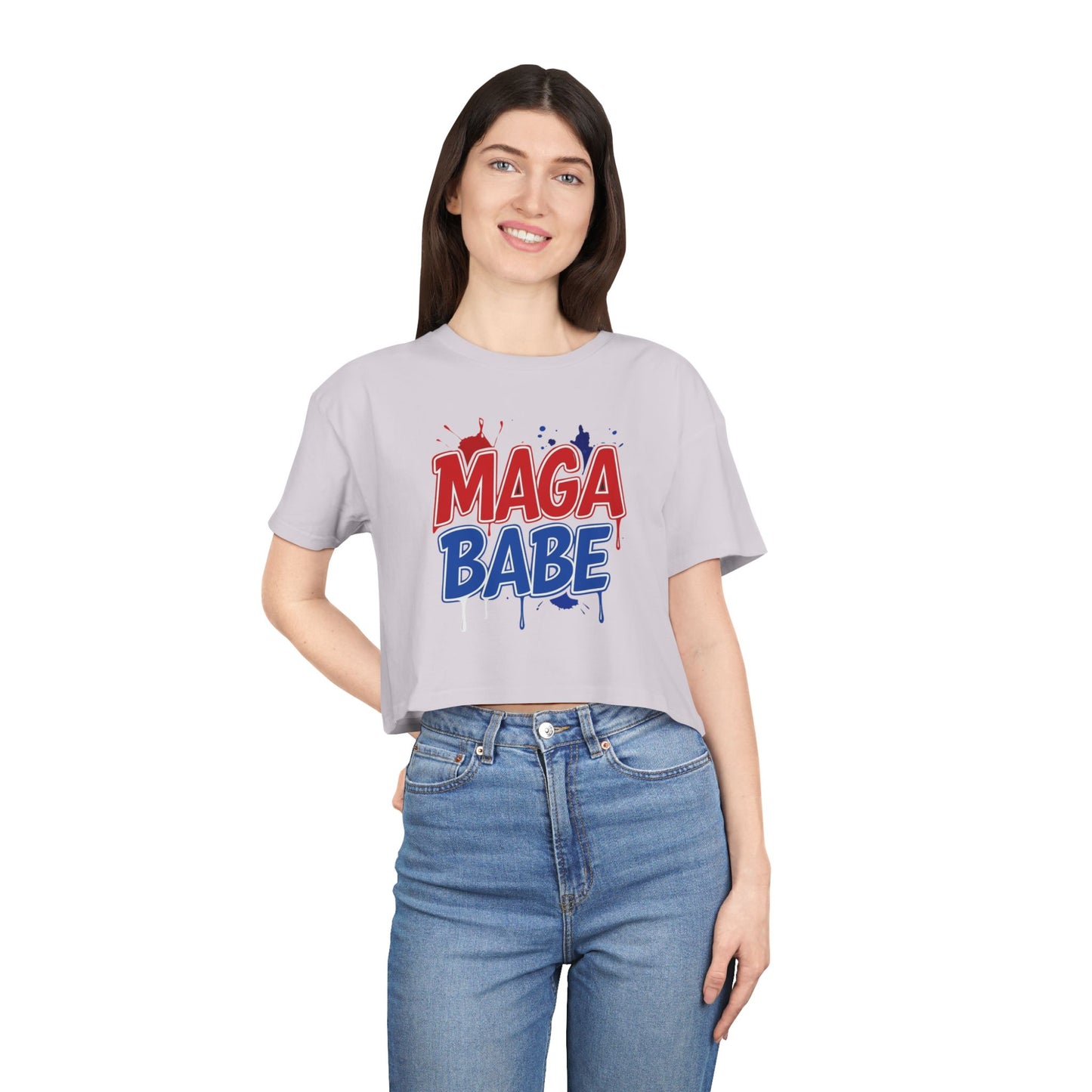 MAGA Babe Crop Top
