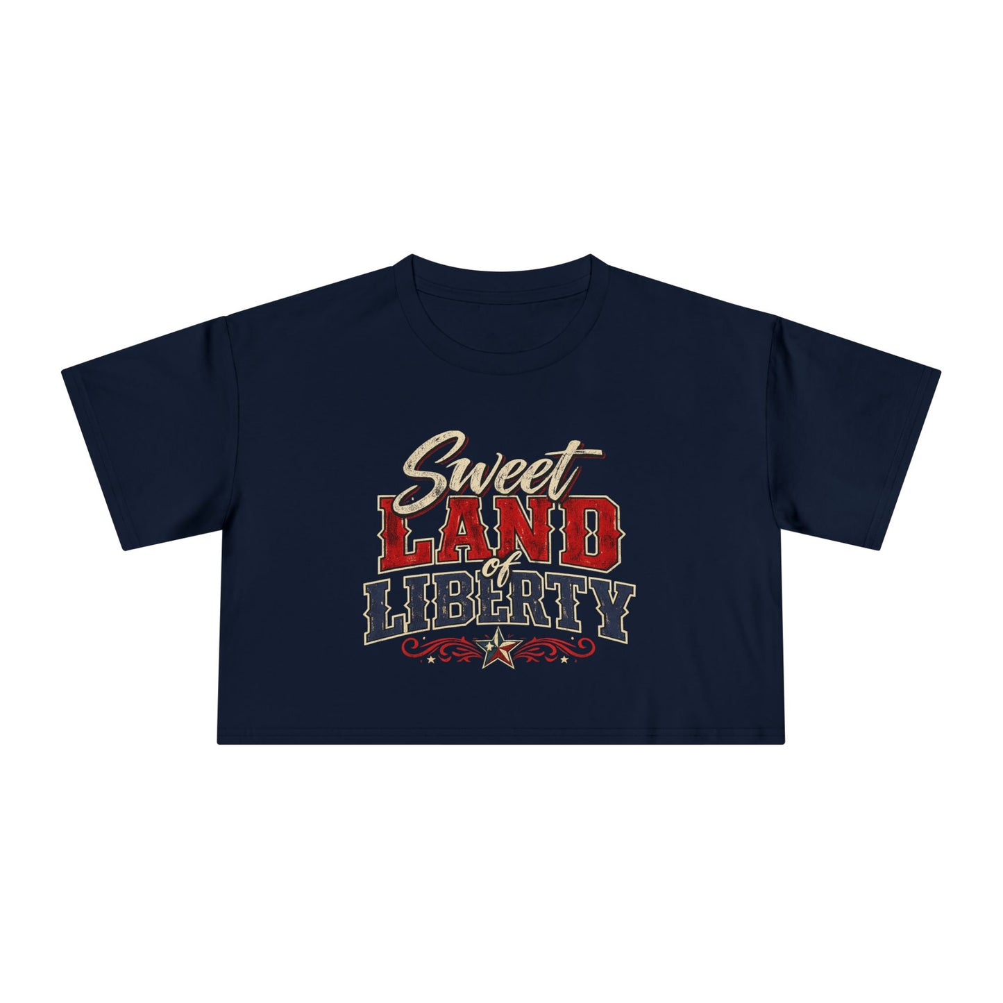 Sweet Land of Liberty Crop Top