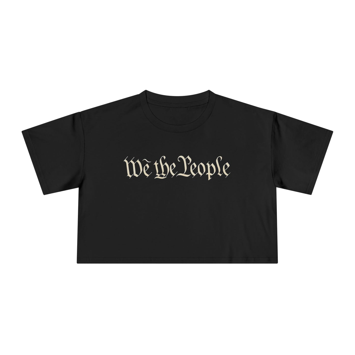 We The People Crop Top