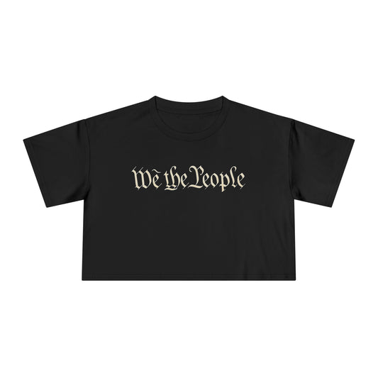 We The People Crop Top
