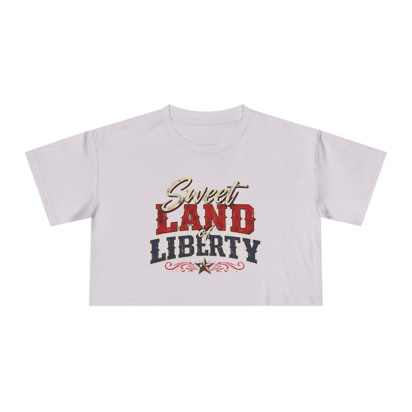 Sweet Land of Liberty Crop Top