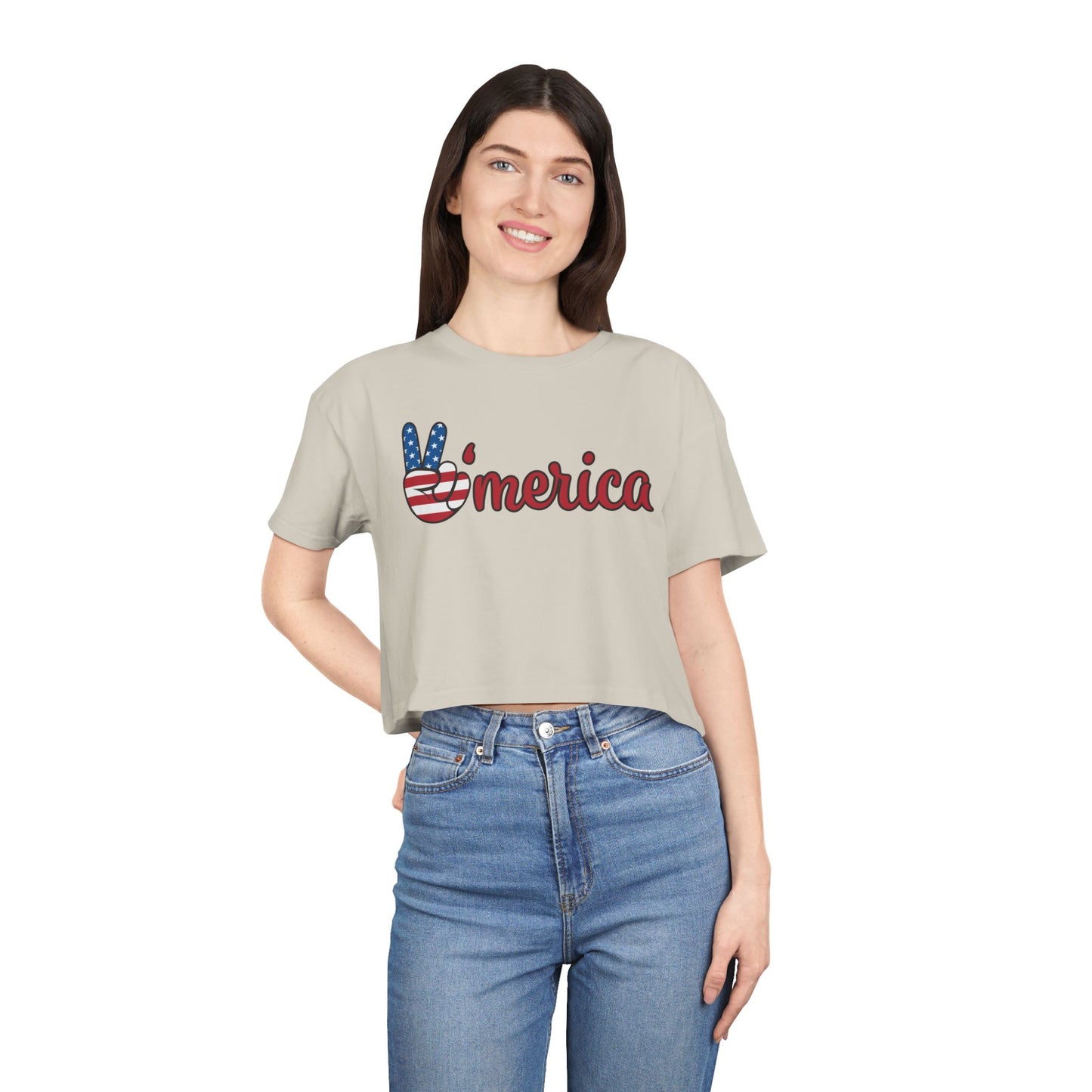 Merica Crop Top