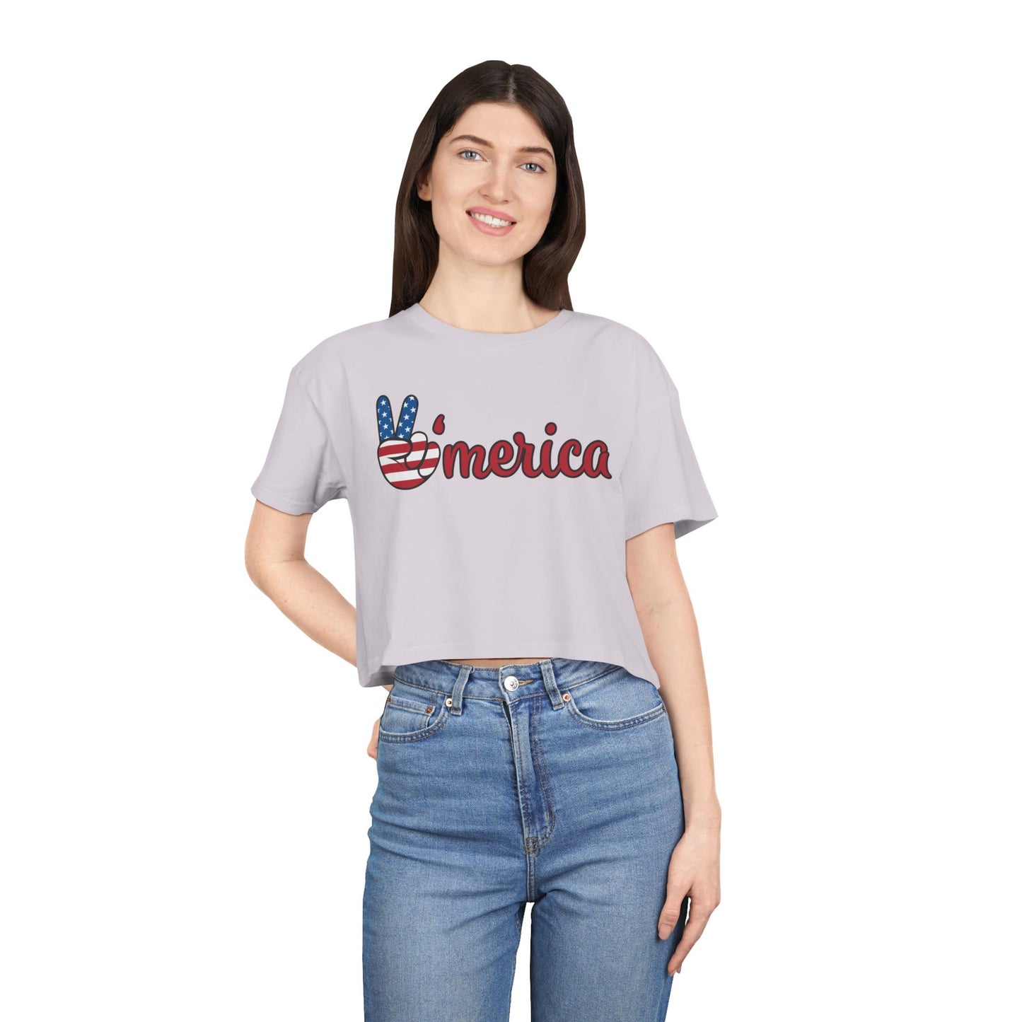 Merica Crop Top