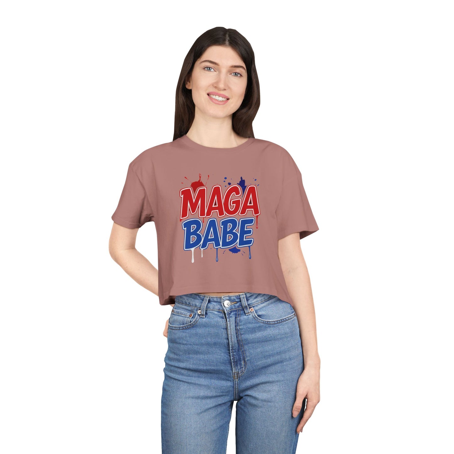 MAGA Babe Crop Top