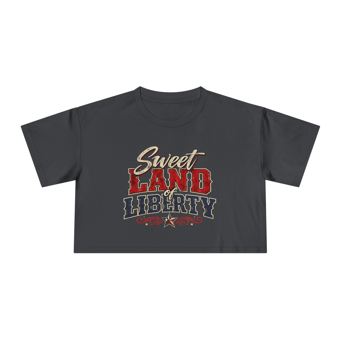 Sweet Land of Liberty Crop Top