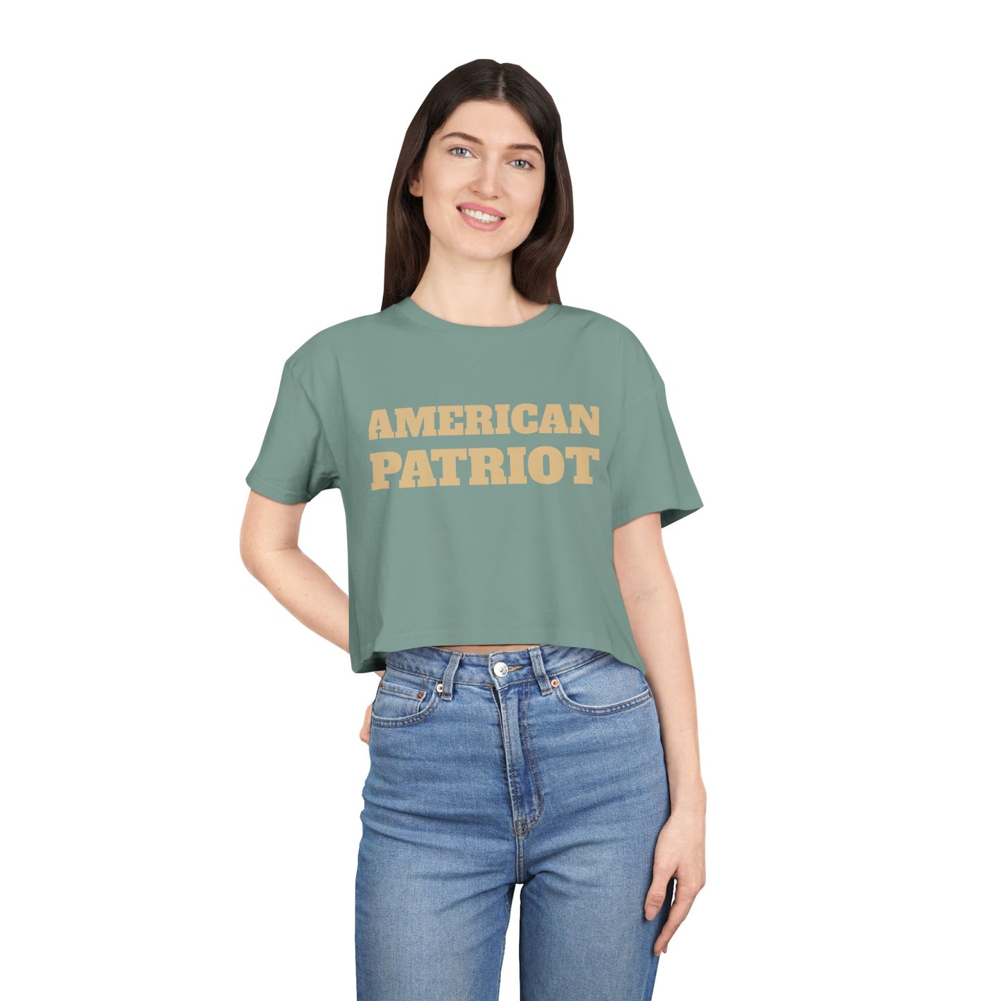 American Patriot Crop Top