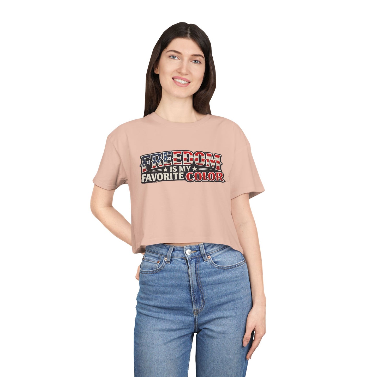 Freedom Color Crop Top