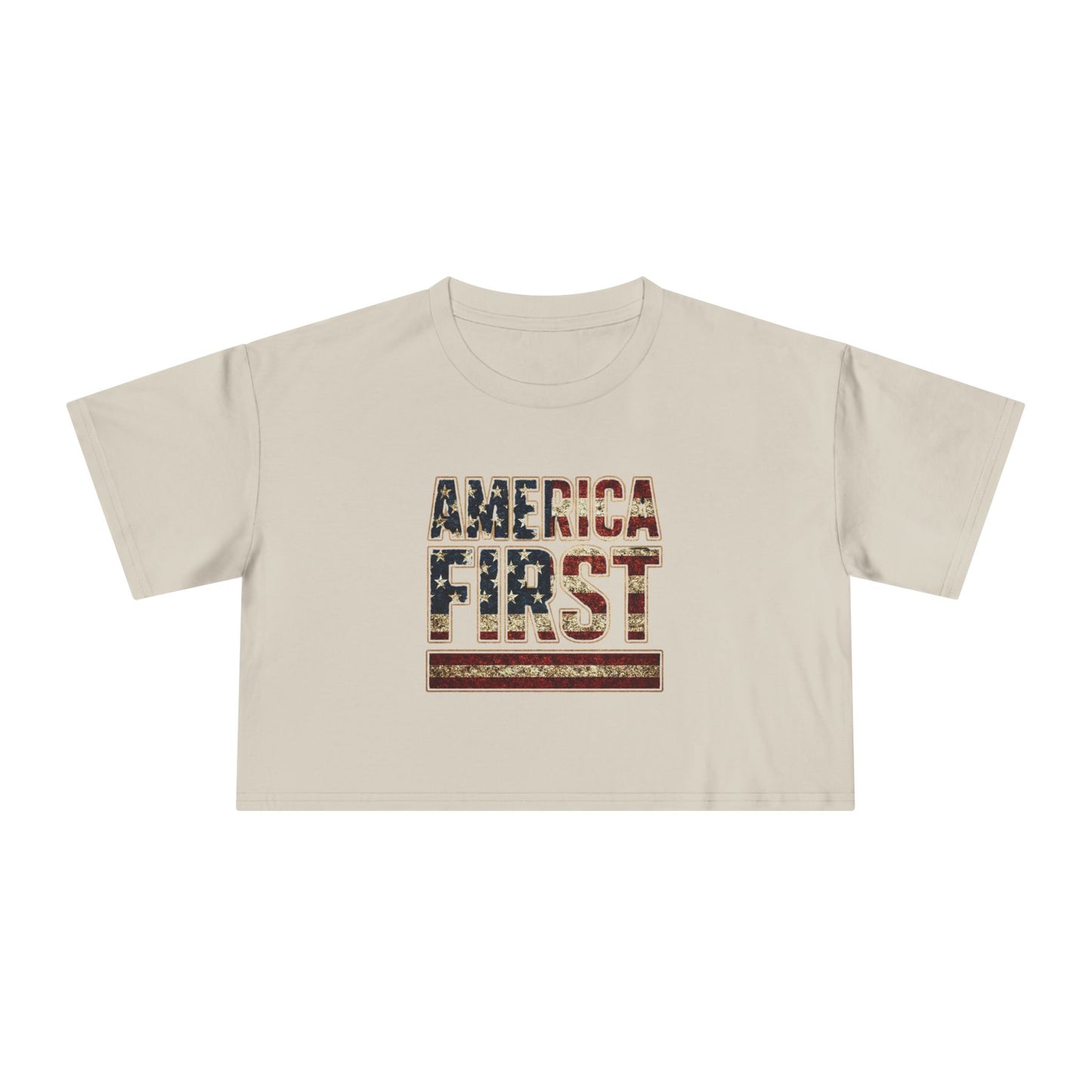 America First Crop Top
