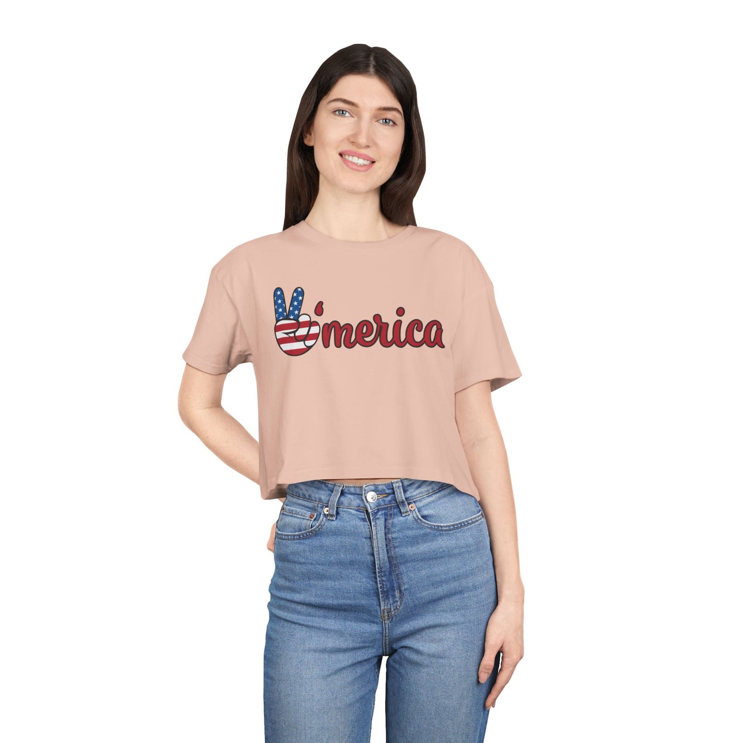 Merica Crop Top