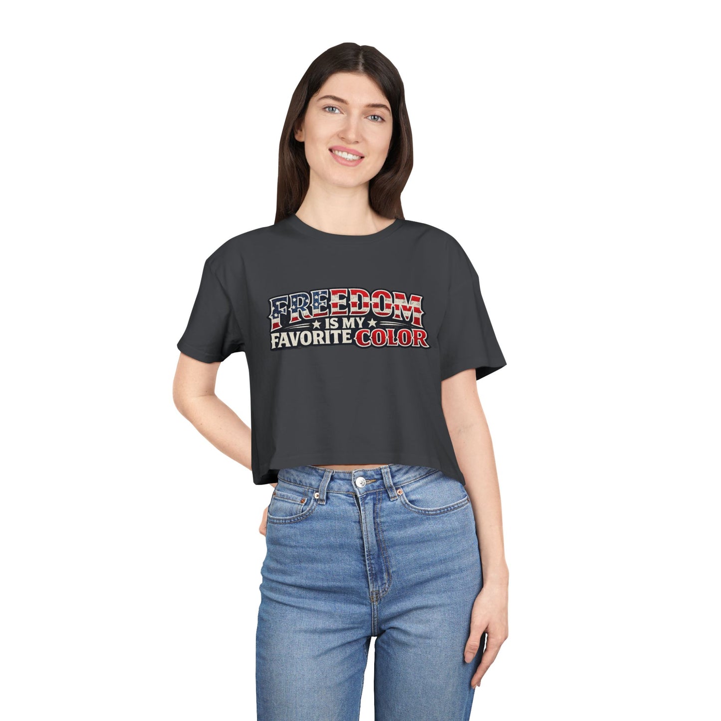 Freedom Color Crop Top