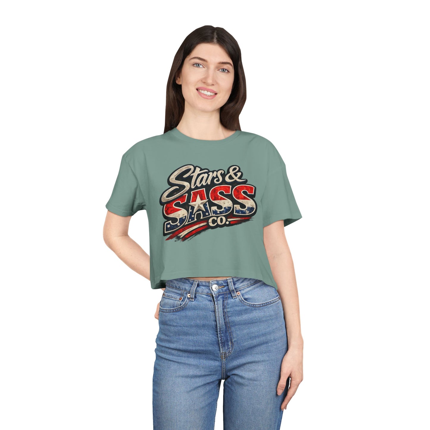 Stars & Sass Crop Top