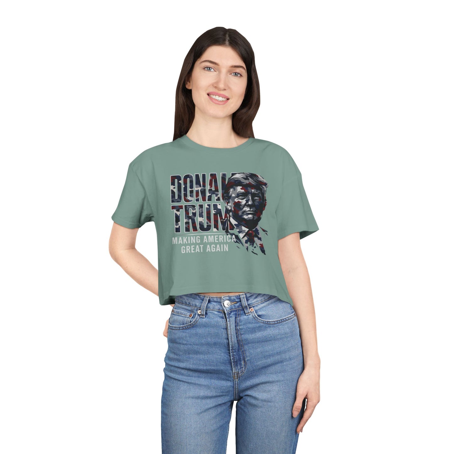 Making America Great Again Crop Top