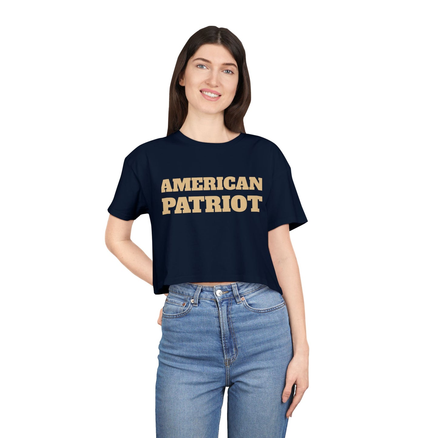 American Patriot Crop Top