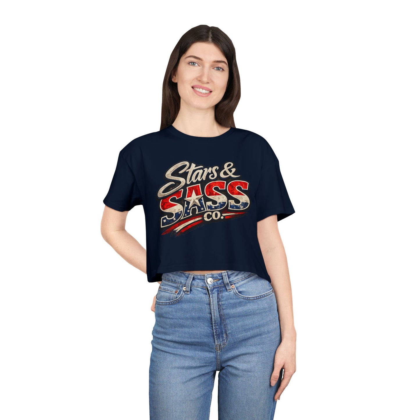 Stars & Sass Crop Top