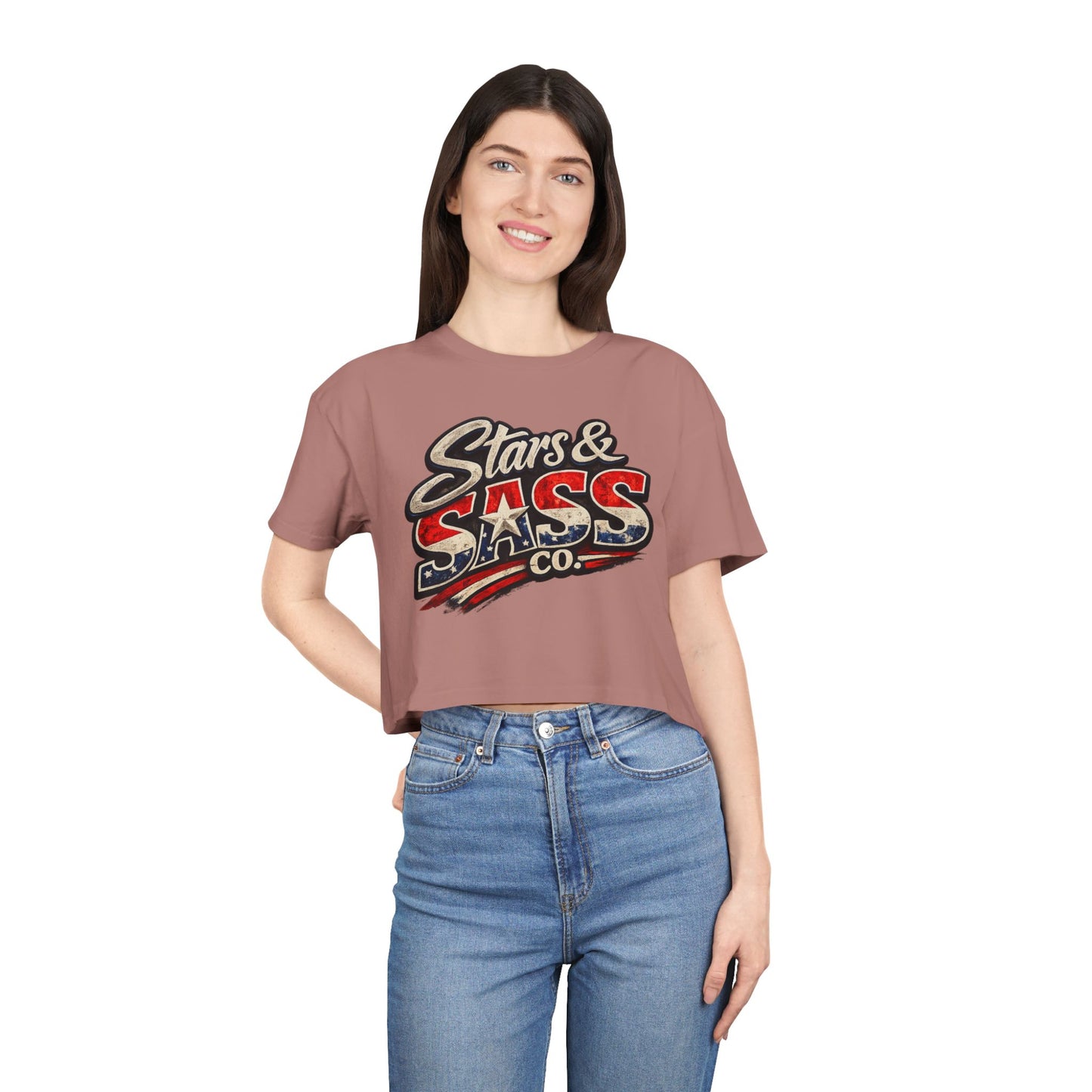 Stars & Sass Crop Top