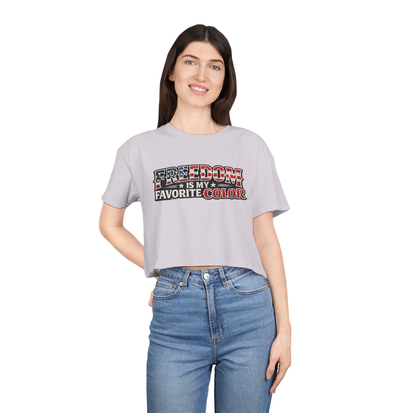 Freedom Color Crop Top