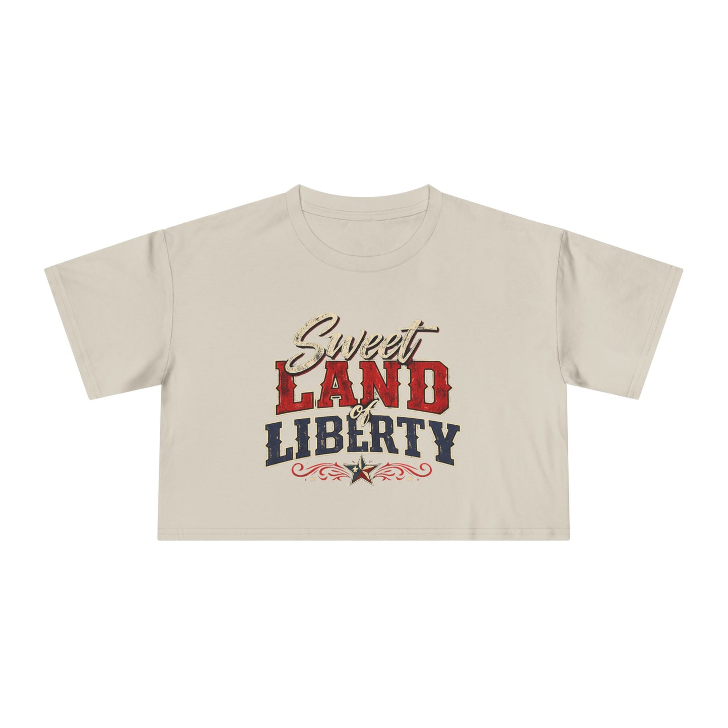 Sweet Land of Liberty Crop Top