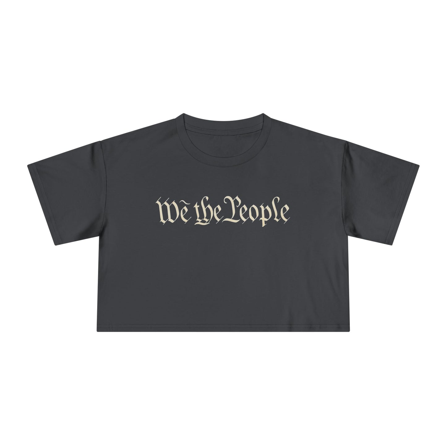 We The People Crop Top