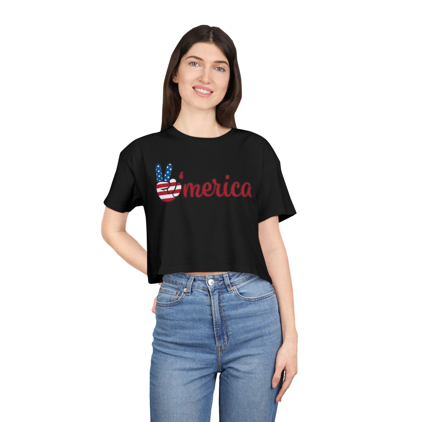Merica Crop Top