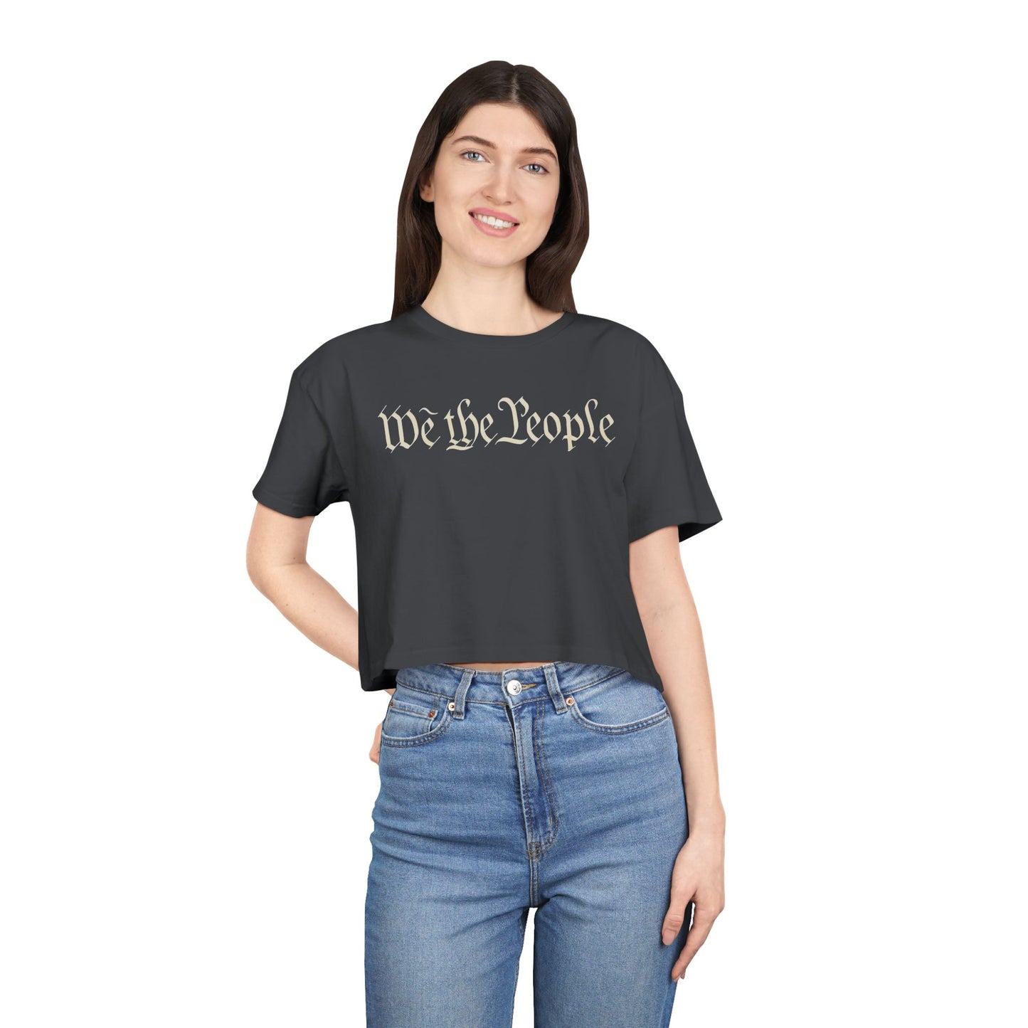 We The People Crop Top