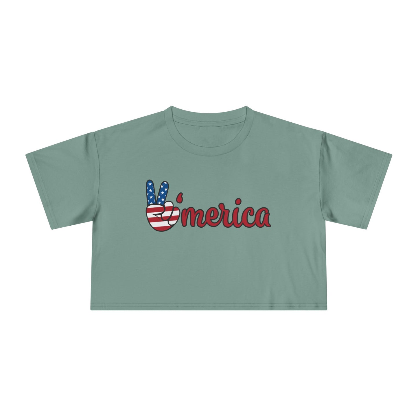 Merica Crop Top