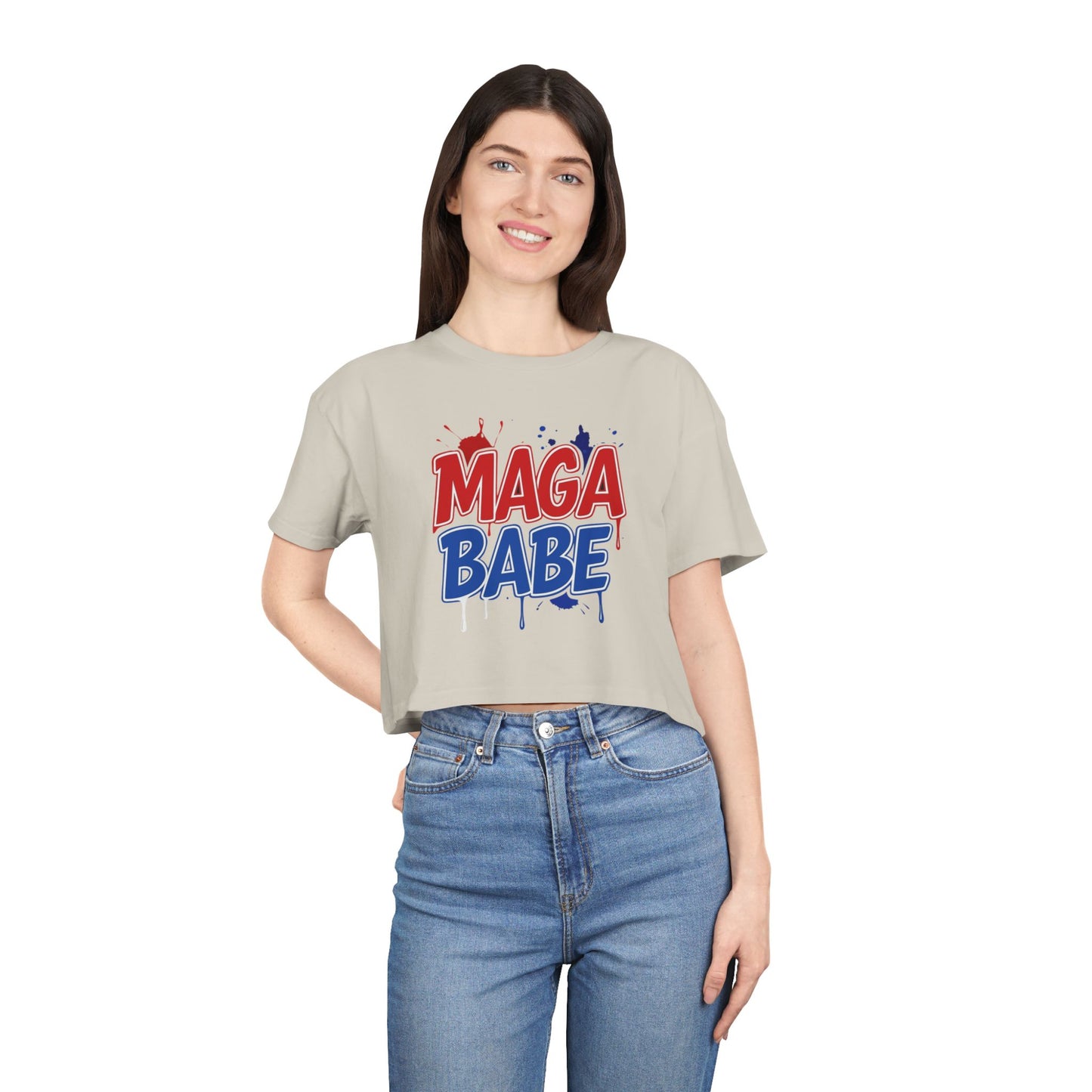 MAGA Babe Crop Top