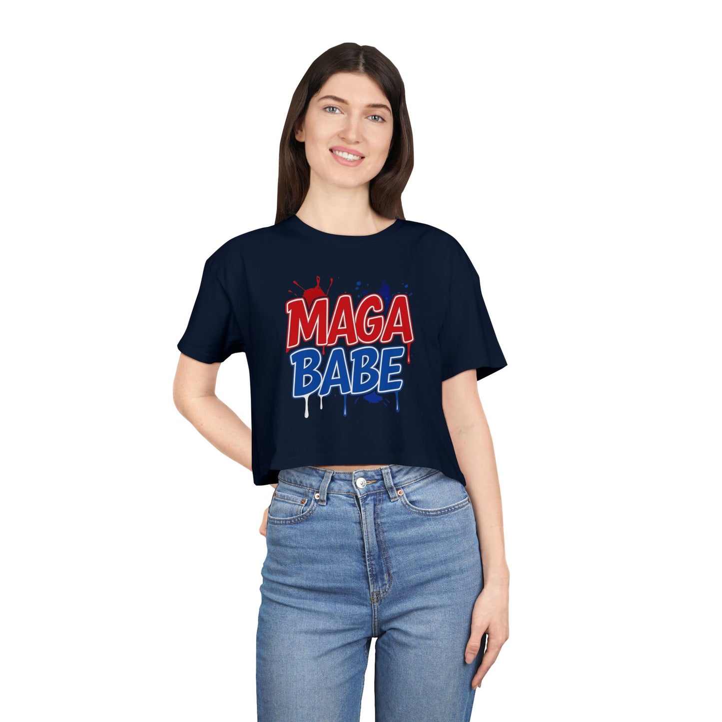 MAGA Babe Crop Top
