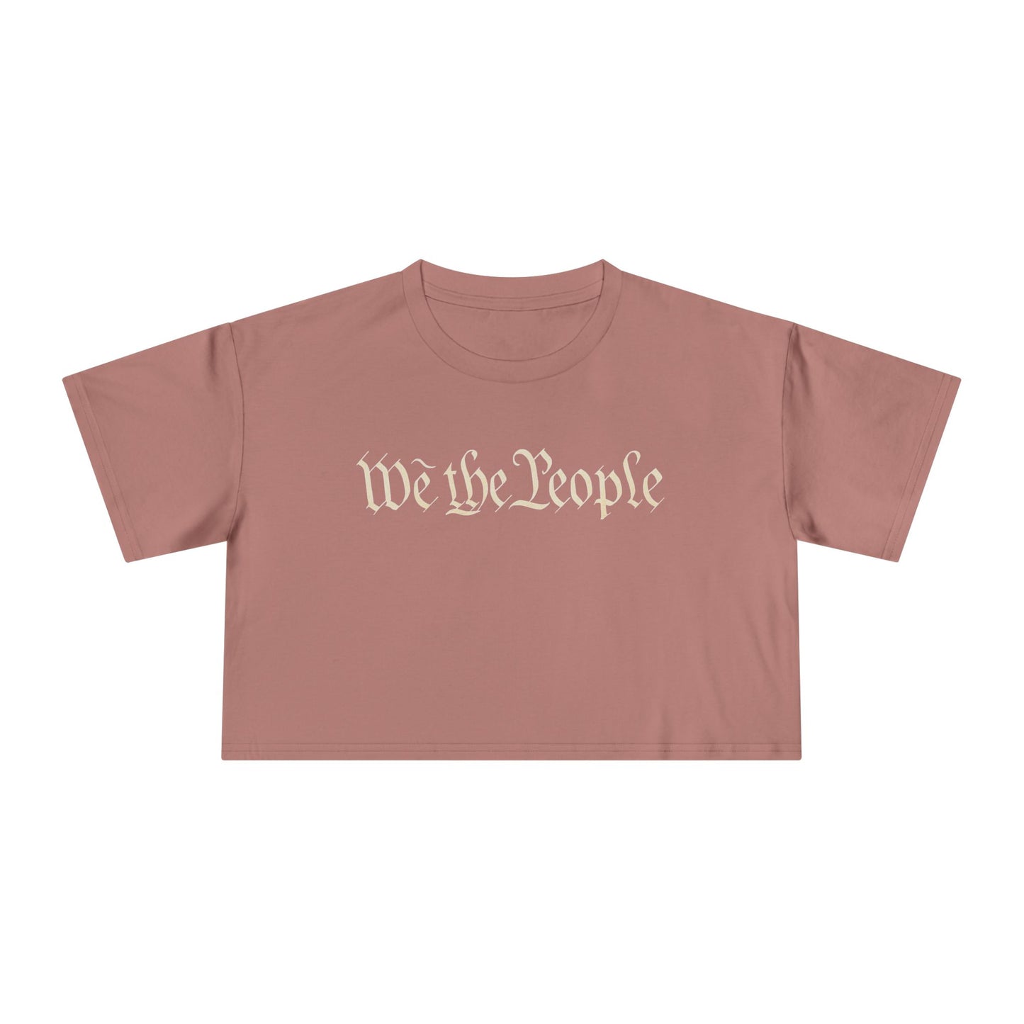 We The People Crop Top