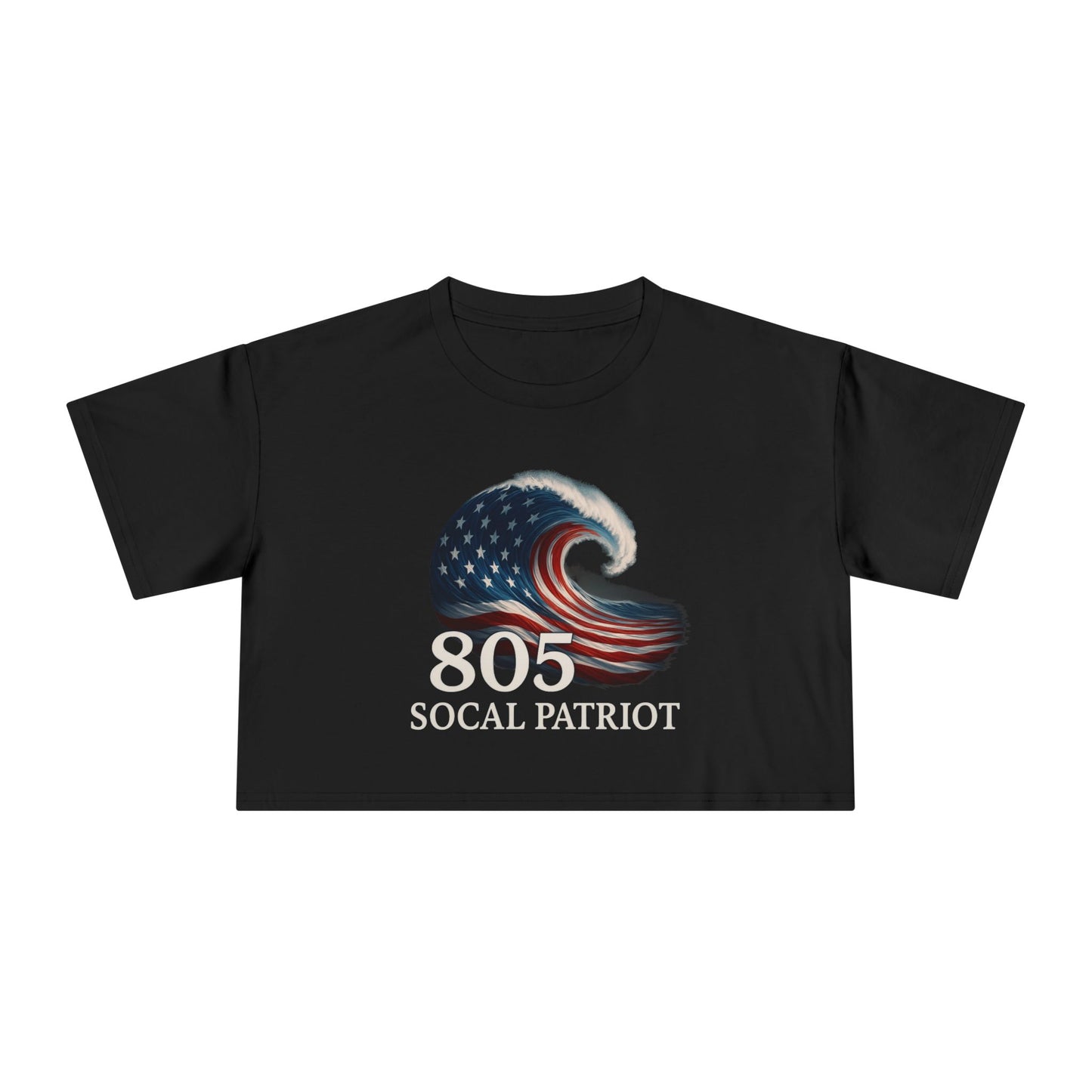 805 Wave Crop Top