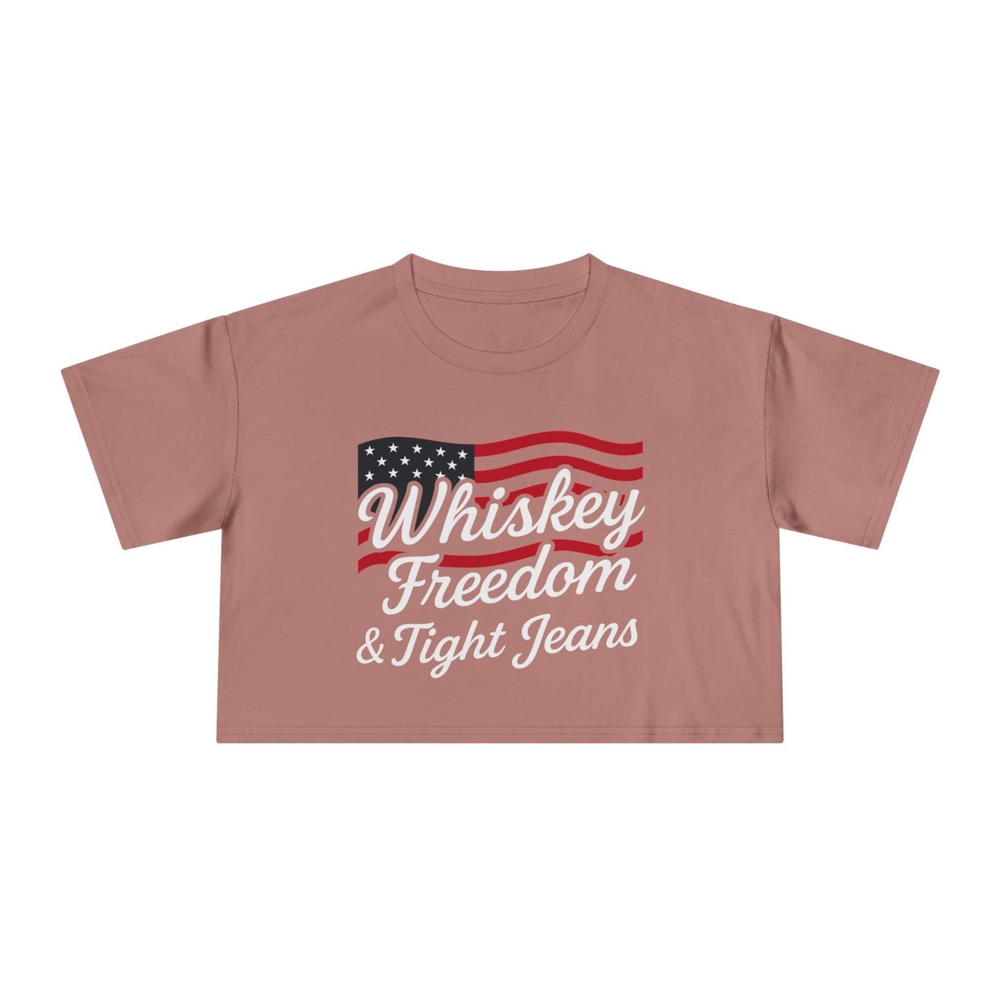 Whiskey Freedom Crop Top