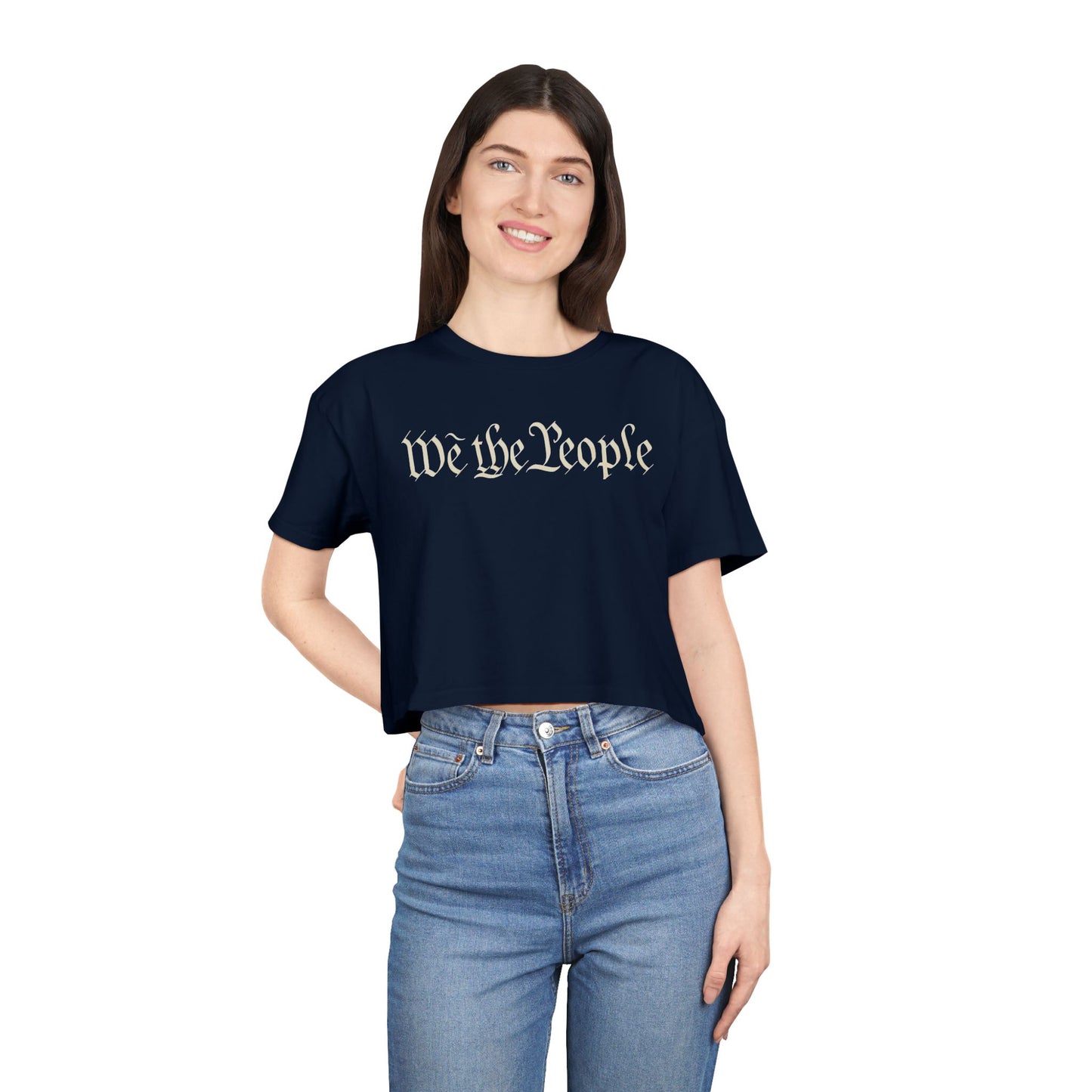We The People Crop Top
