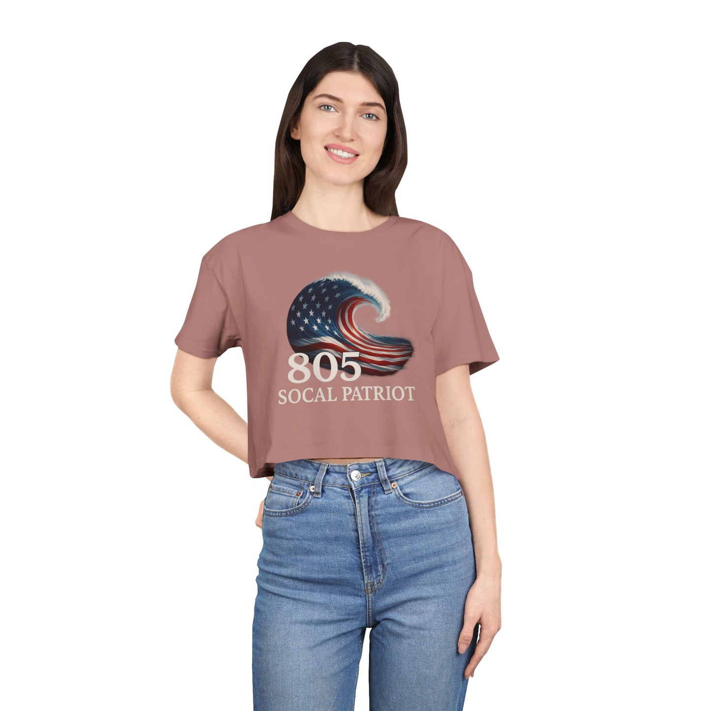 805 Wave Crop Top