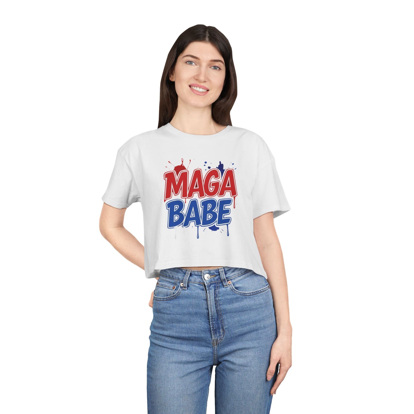 MAGA Babe Crop Top