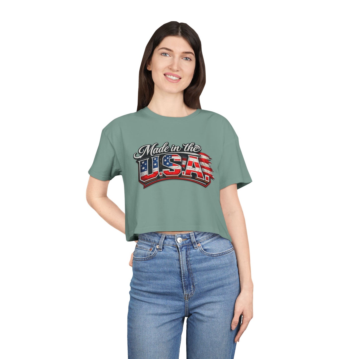 Made in the USA Crop Top