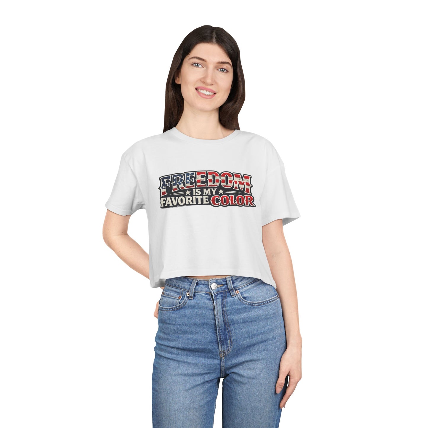 Freedom Color Crop Top
