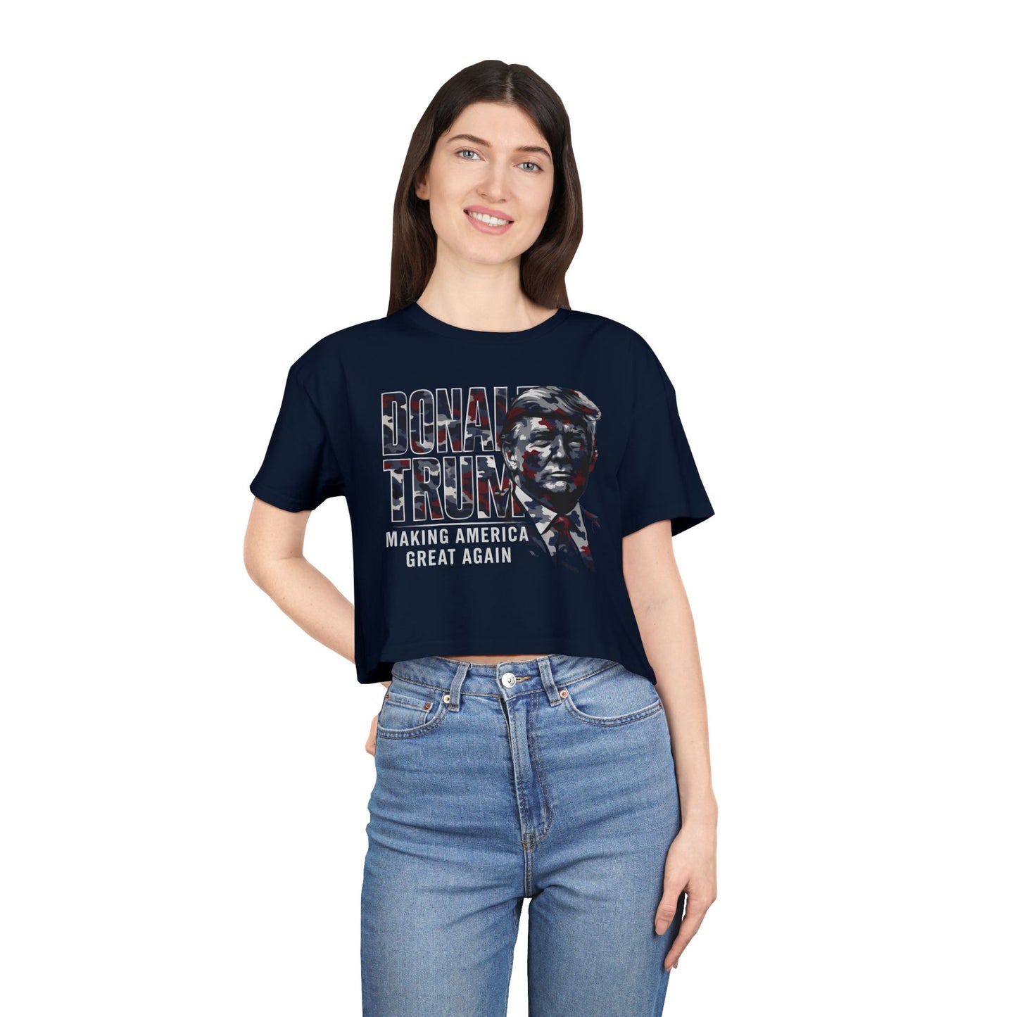 Making America Great Again Crop Top