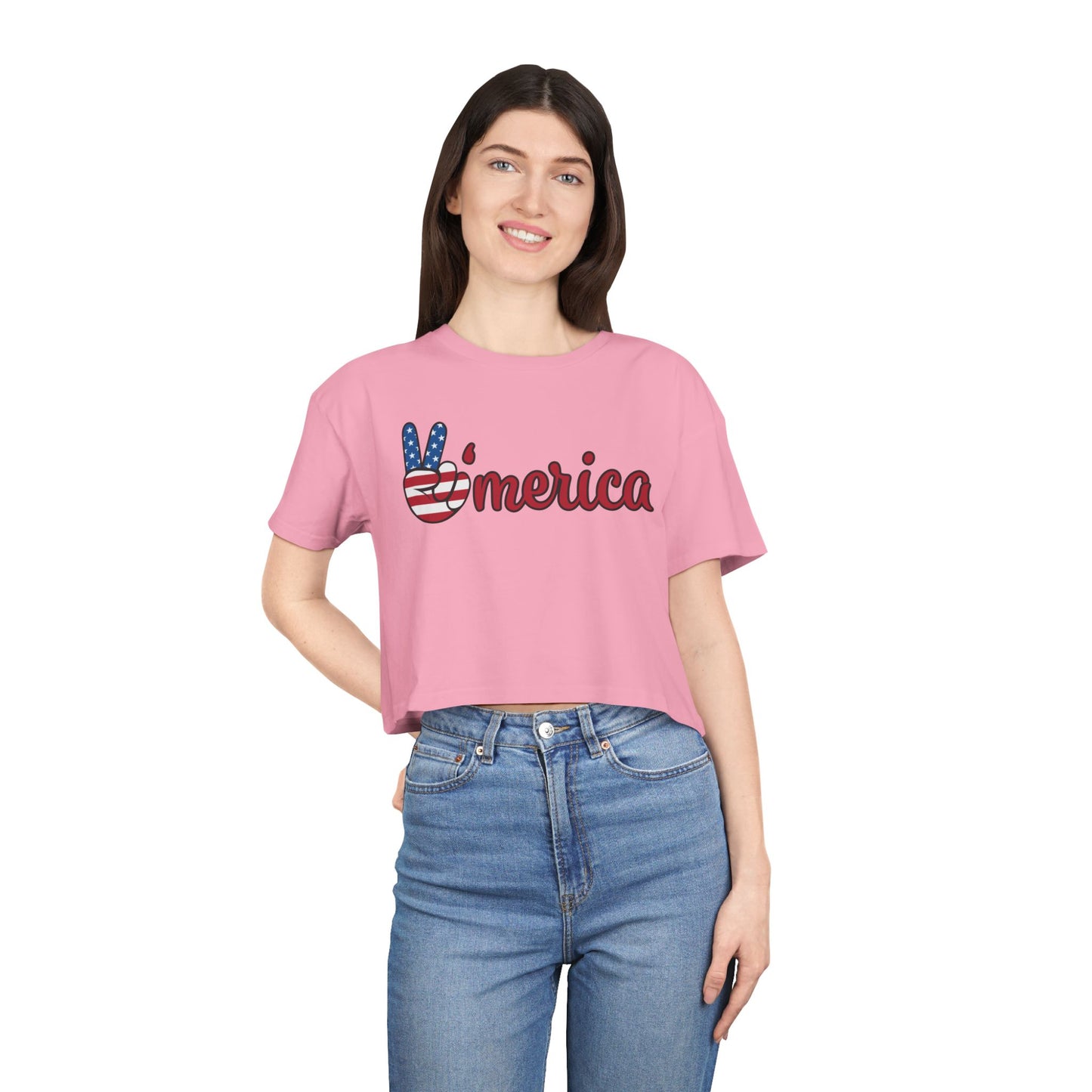 Merica Crop Top