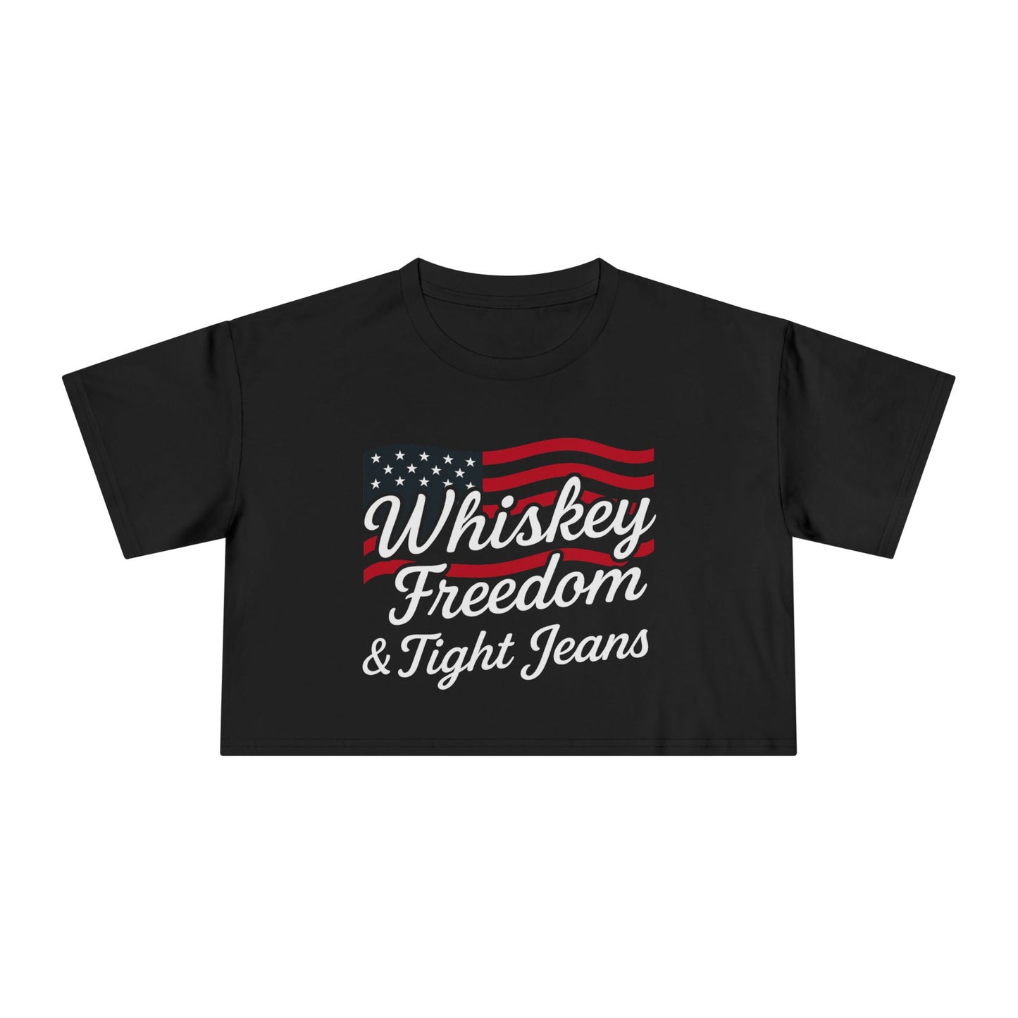 Whiskey Freedom Crop Top