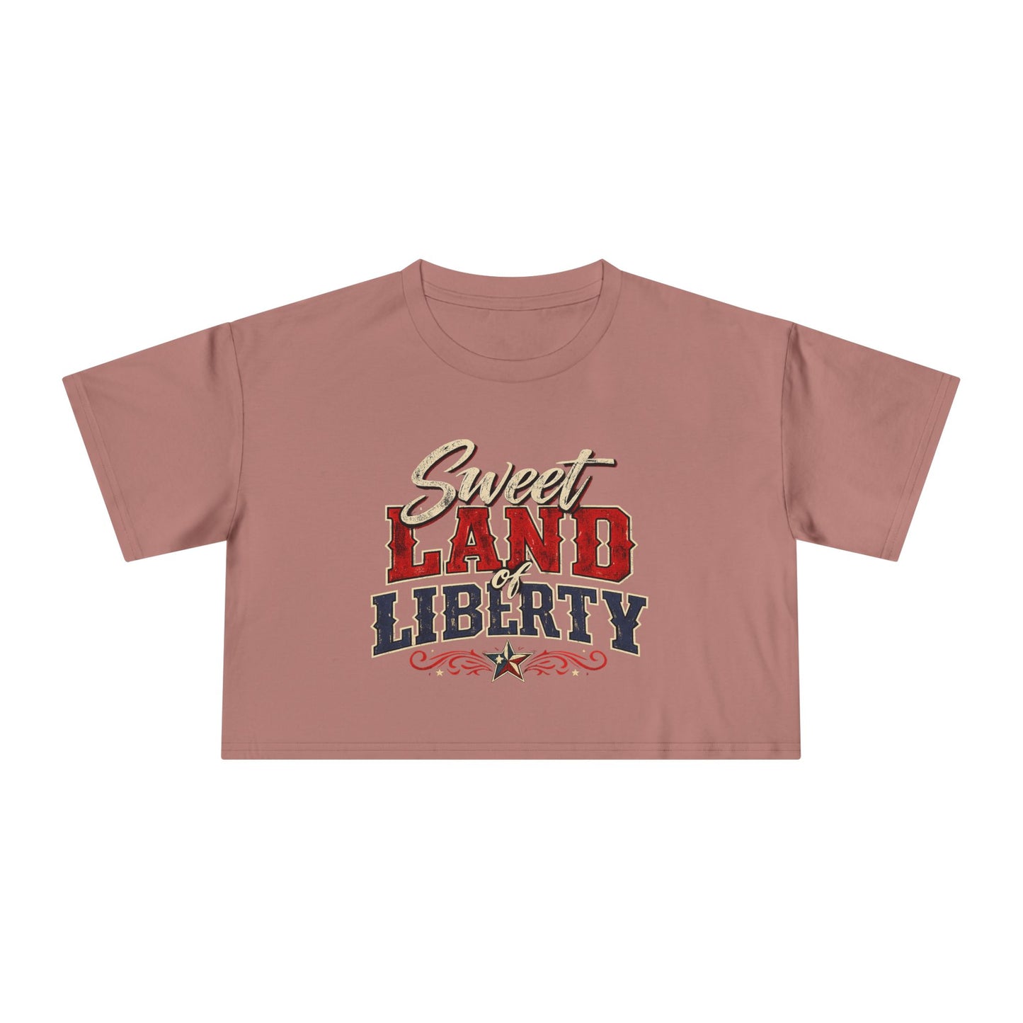 Sweet Land of Liberty Crop Top